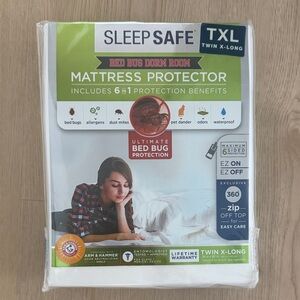 New Sleep Safe TwinXL Mattress Protector